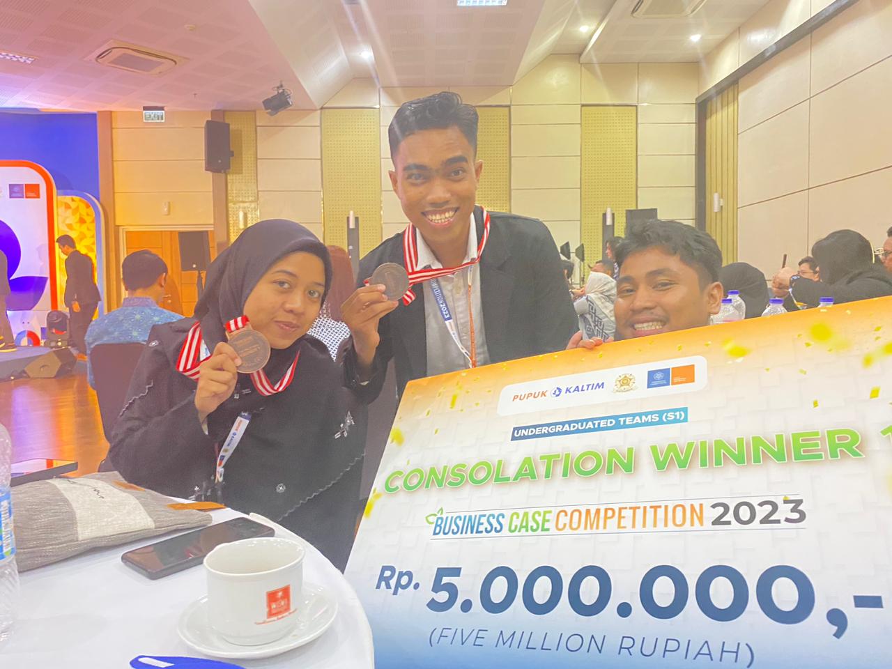 Mahasiswa Jurusan Manajemen berhasil menjadi Consolation Winner 1 dalam Business Case Competition 2023 UGM